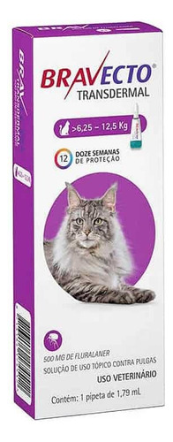 Bravecto Para Gatos Entre 6.25 A 12.5kg