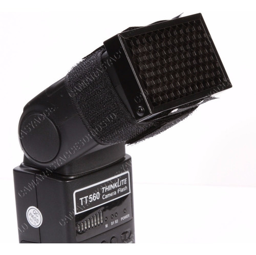 Imagen 1 de 6 de Difusor Panal Honeycomb Flash Speedlite Grid