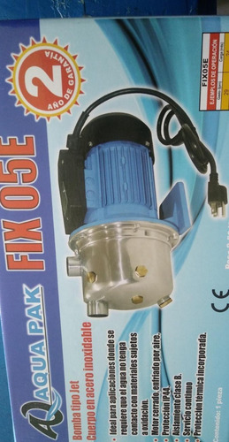 Bomba Centrifuga Tipo Jet Aqua Pak Modelo Fix .5 Hp