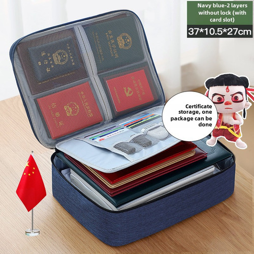 Multi-layer Large Capacity Travel Organizer For Documents1