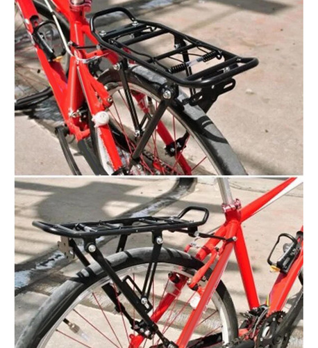 Portabicicletas Rack 55lbs Alforjas De Estante De Aleación