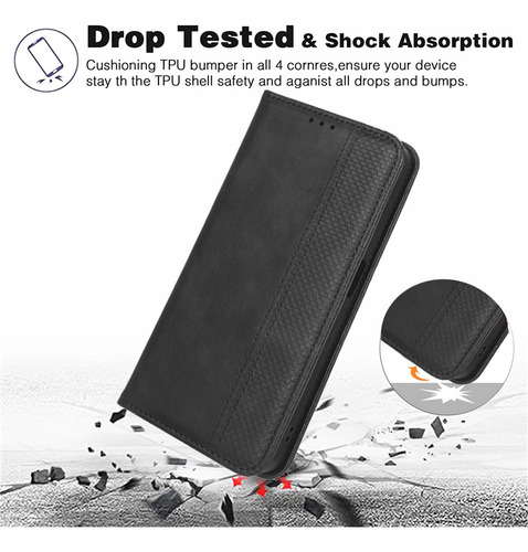 Funda Tipo Cartera Para Xiaomi Poco M5s Funda De Piel Con Tapa Magnética