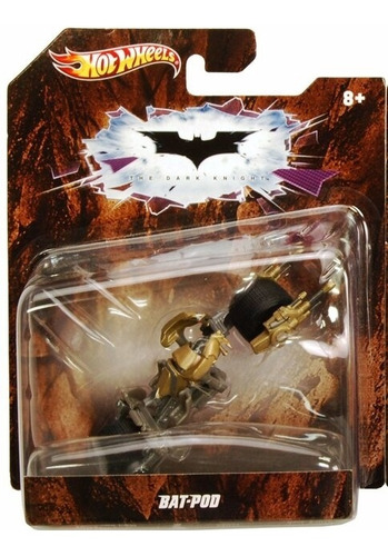 Moto Batman Dark Knight Batpod Hot Wheels Colección Metal