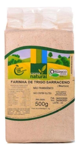 Kit 6x: Farinha Trigo Sarraceno Orgânico Coopernatural 500g