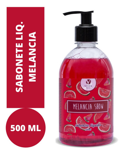 Imagem 1 de 3 de Sabonete Líquido Viver Mais Melancia 500ml