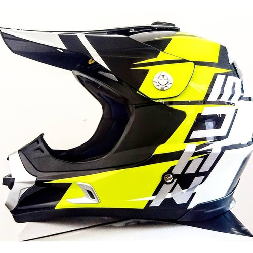 Casco Zeus Cros Gj 901l Black Enduro Cross Atv En Freeway 