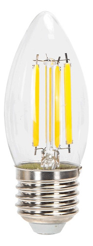 Pack 6 Uds Aigostar Foco Fialamento Led C35 E27 8w 6500k