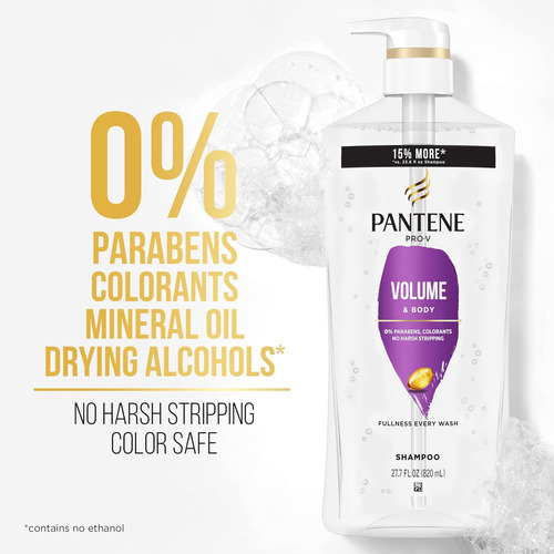 ChampĂș Pantene, Paquete Doble Con Tratamiento Capilar, Volum