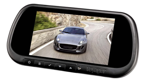 Voyager Vom74mm Monitor De Espejo Retrovisor, Pantalla Lcd T