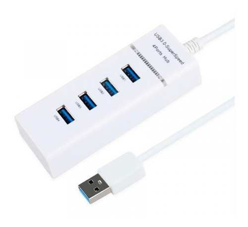 Hub Usb 3.0 4 Puertos 5 Gbps Superspeed Led Indicadores Rohs