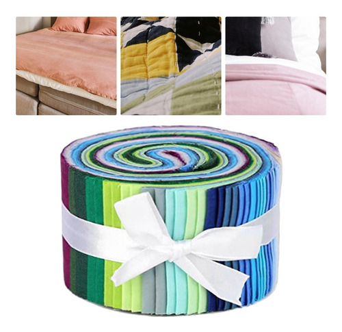 72 Tiras De Tela De 6,3 Cm Para Acolchado, Estampado Floral,