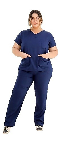 Pijama Cirúrgico Medico Enfermagem Plus Size Xg Exg G1 10