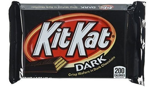 Kit Kat Candy Bar, Crujiente Obleas En Chocolate Negro, Bare
