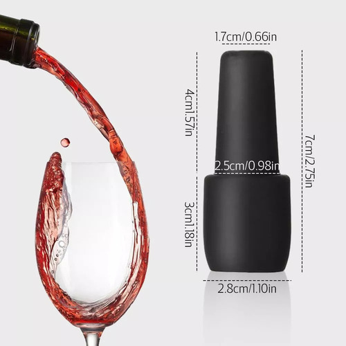 Tapón Reutilizable For Botella De Vino Espumoso De 4 Piezas