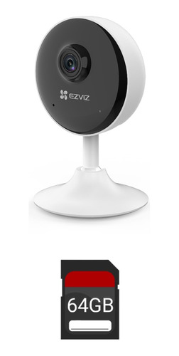 Cámara Wifi Ezviz C1c 720 Hd Visión Nocturna + Memoria 64gb