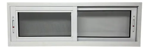 comprar Vitrô 3f Decora Esquadrias Com Tela Integrada 50x100 Branco