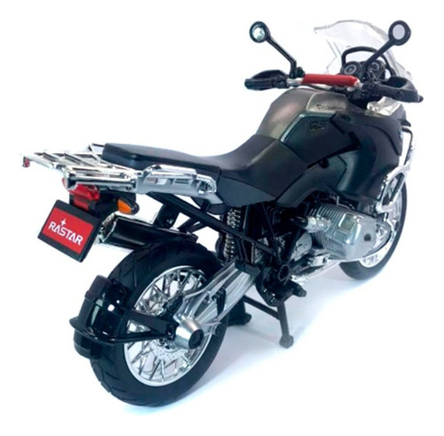 Miniatura de motocicleta BMW R1200 GS, 22 cm, gris 1/9