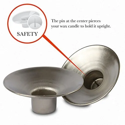 Candelero, Candelabro - Seguridad Del Metal Del Sostenedor D