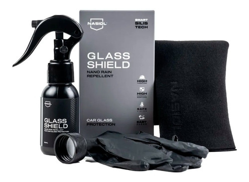 Nasiol Glasshield Repelente De Chuvas E Líquidos 50ml 