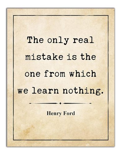 Cita Inspiradora De Henry Ford - Impresión De Arte De ...
