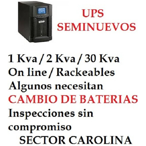 Ups Regulador Varias Marcas Usados 1 Kva  / 2 Kva / 30 Kva