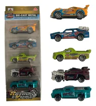 Comprar Pack X5 Autos Clásicos Die-cast Metal Retro Coleccionables Color Amarillo