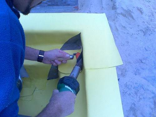 Colocacion Impermeabilizacion Con Membrana De Pvc Techos
