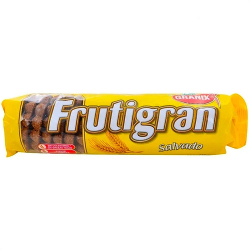 Imagen 2 de 9 de Galletitas Frutigran Salvado 250g Granix X3 Paquetes
