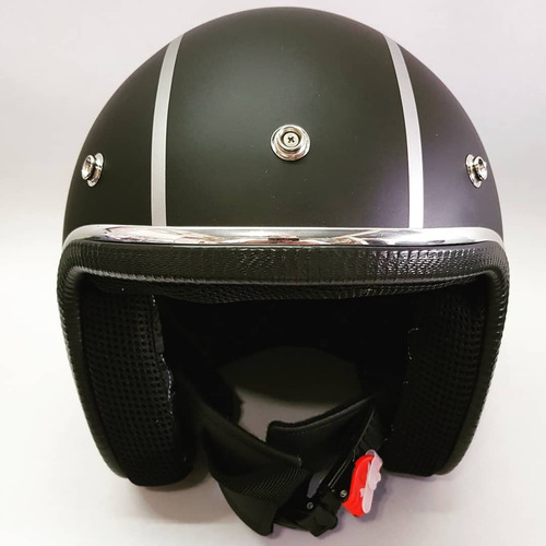 Imagem 5 de 6 de Capacete Oldschool Hd Iron Classico Pronta Entrega