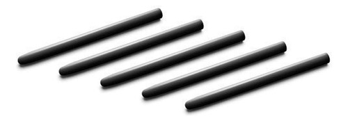 5 Puntas De Bolígrafo Estándar Negras Para Wacom Bamb...