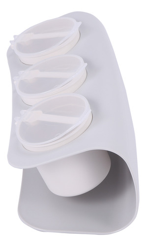 Plastic Spick Rack Kitchen Seasoning Box Spices-grey