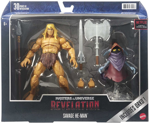 Masters Of The Universe Revelation Savage He-man Colección