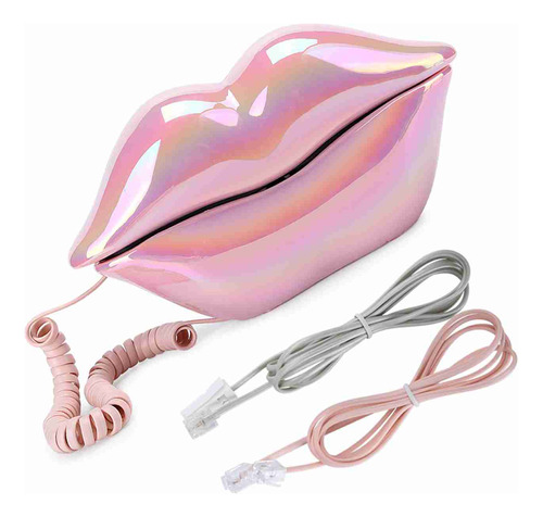 Teléfono Rosa Galvanizado Funny Lip Wx3016