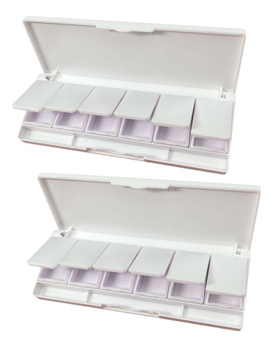 2 X 2 X Contenedores Vacíos Recargables Diy 6