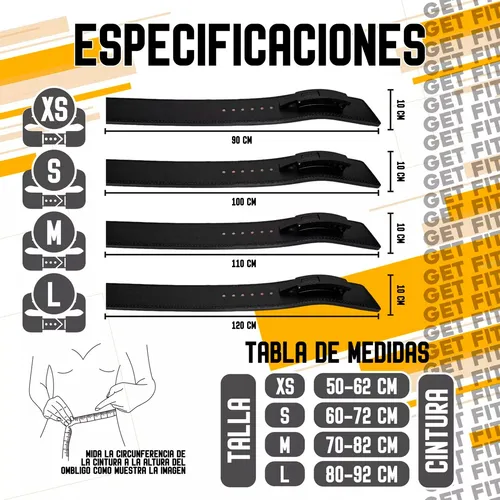 Cinturon Cuero Pesas Gym Powerlifting Hebilla Palanca