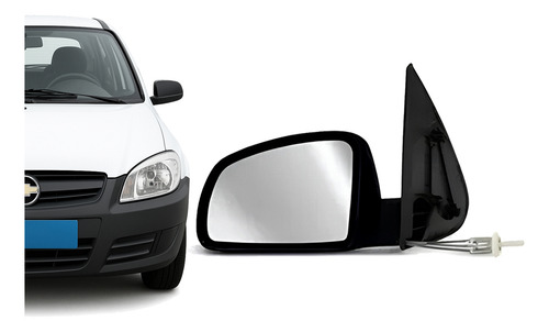Retrovisor Externo Celta Prisma 2007 A 2012 Manual Esquerdo