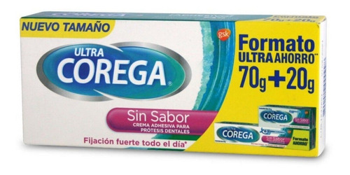 Corega 70 Sin Sabor + Corega 20