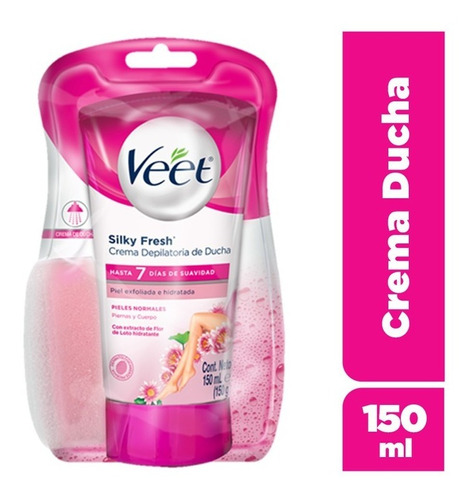 Veet Crema Depilatoria De Ducha Para Piel Normal 150 Ml