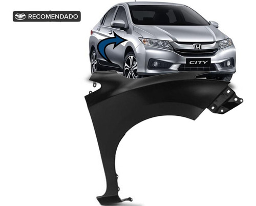 Paralama Honda City 2015 2016 2017 2018 Lado Direito Novo