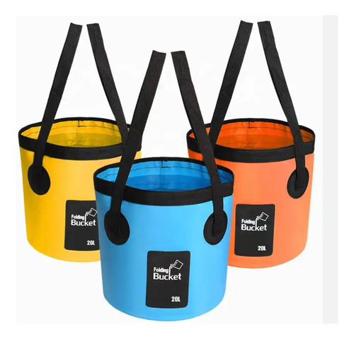 Tobo Plegable 20 Lts Folding Bucket