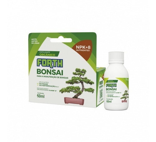 Fertilizante Adubo Forth Bonsai - 60 Ml - Rende 12 Litros