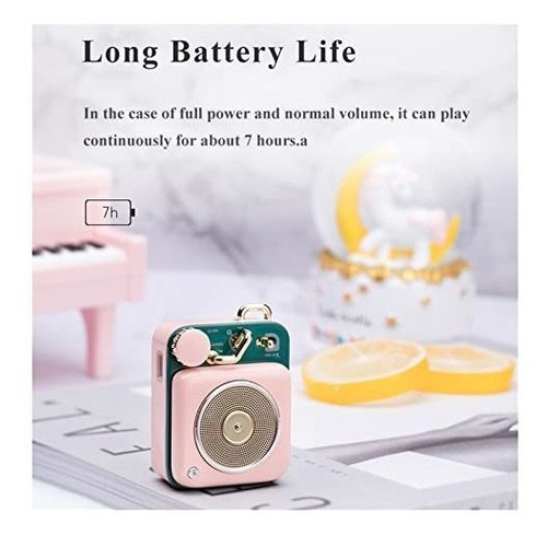 Button Mini Bluetooth Speaker Cute Creative Birthday Art