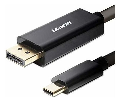 Cable Usb C A Displayport De 6 Pies, Adaptador Benfei Usb Ti