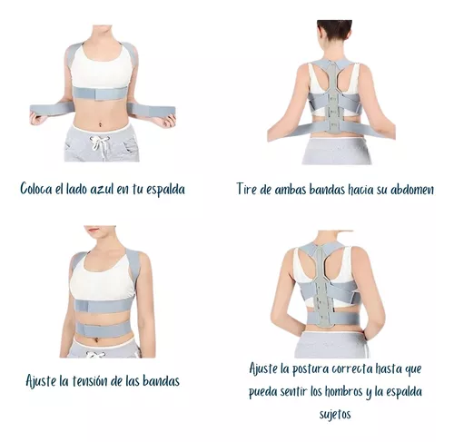 Corrector De Postura Faja Lumbar Para La Columna Mujer Hombr