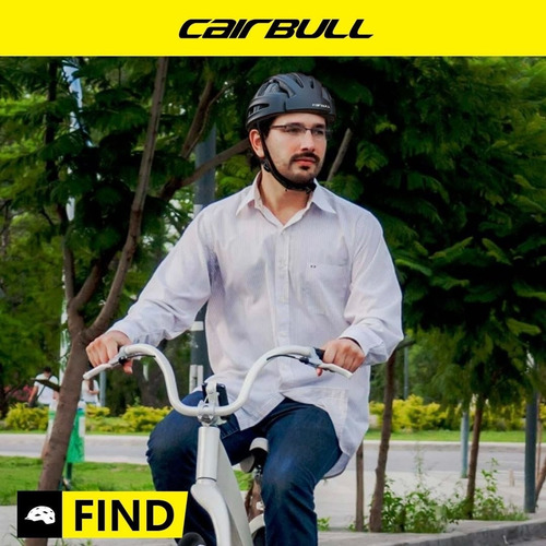 Imagen 2 de 10 de Casco Urbano De Bicicleta Cairbull Find Azul Talla M/l