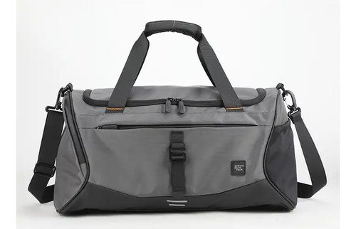 Bolso Viaje Deportivo Aoking Xw2211 Color Gris Liso