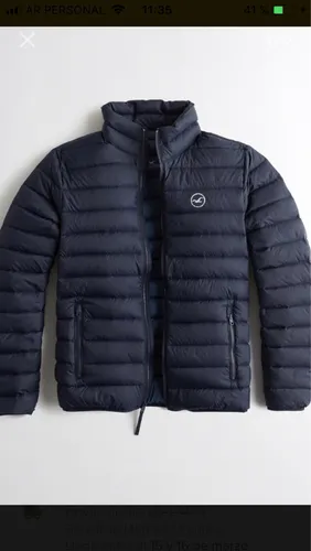 Chaqueta de top plumas hollister