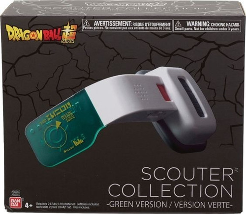 Dragon Ball Scouter Collection Bandai Rastreador Verde