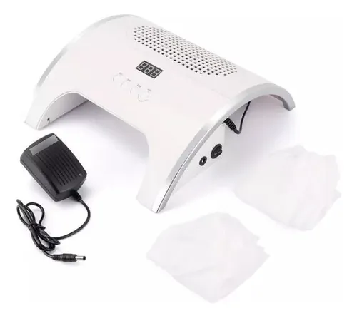 Lámpara De Uñas Uv Led Con Extractor De Polvo 88w