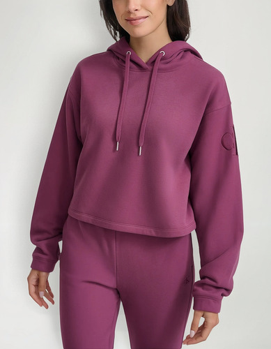 Sudadera Calvin Klein Mujer Hoodie Cropped 100% Original